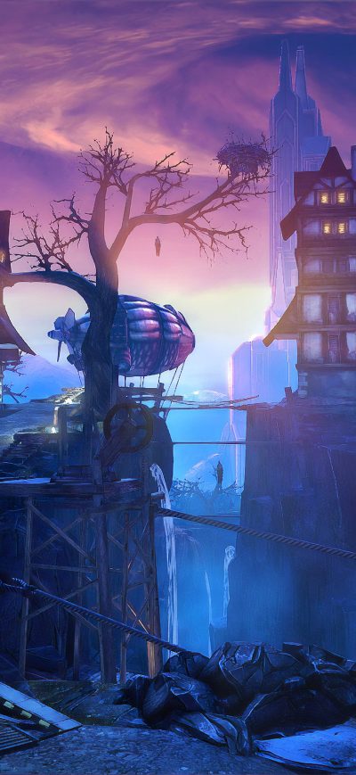 Fond d'écran Borderlands Concept Art sur iPhone