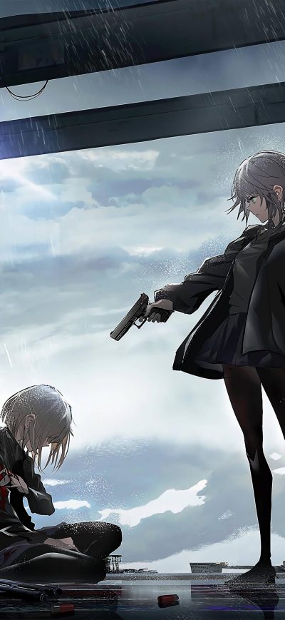 Fond d'écran iPhone Girls Frontline Anime Girls 4k