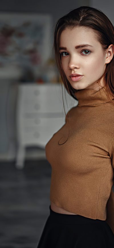 Fond d'écran iPhone Girl Indoor Photoshoot 4k