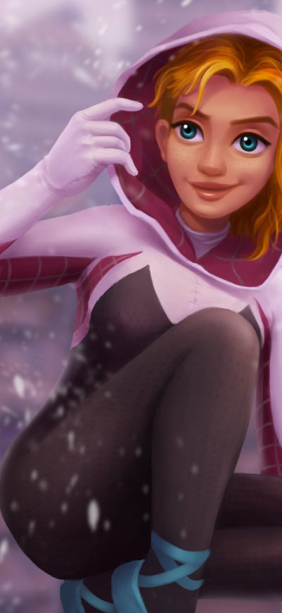 Fond d'écran iPhone Art Gwen Stacy