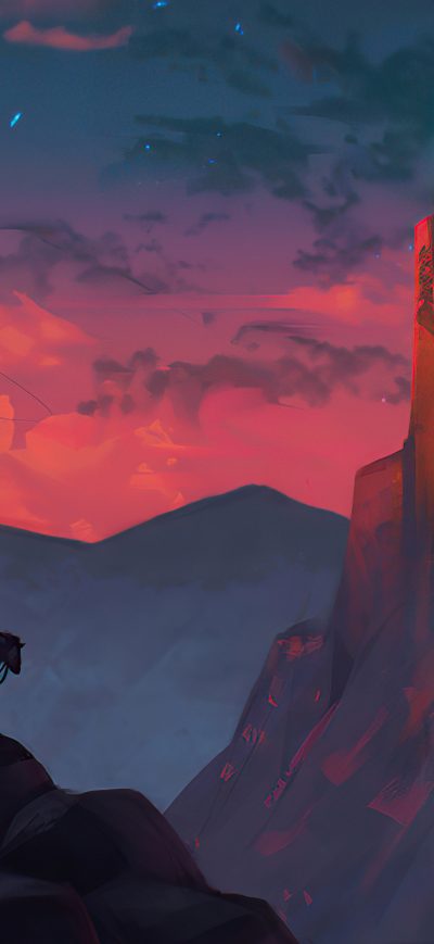 Fond d'écran iPhone Horse Rider Adventure 4k