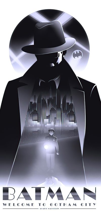 Fond d'écran iPhone James Gordon Batman Welcome To Gotham City