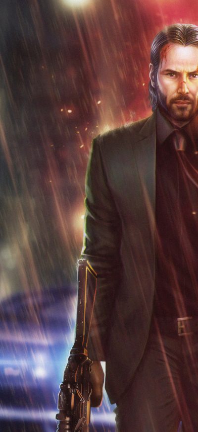 Fond d'écran John Wick Baba Yaga sur iPhone