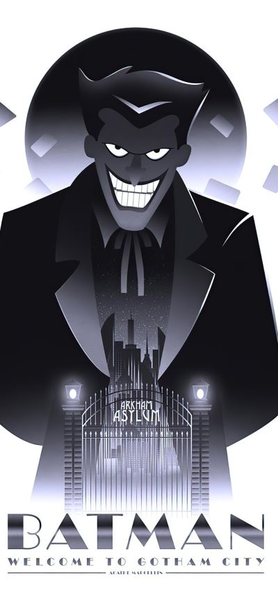 Fond d'écran iPhone Joker Batman Welcome To Gotham City