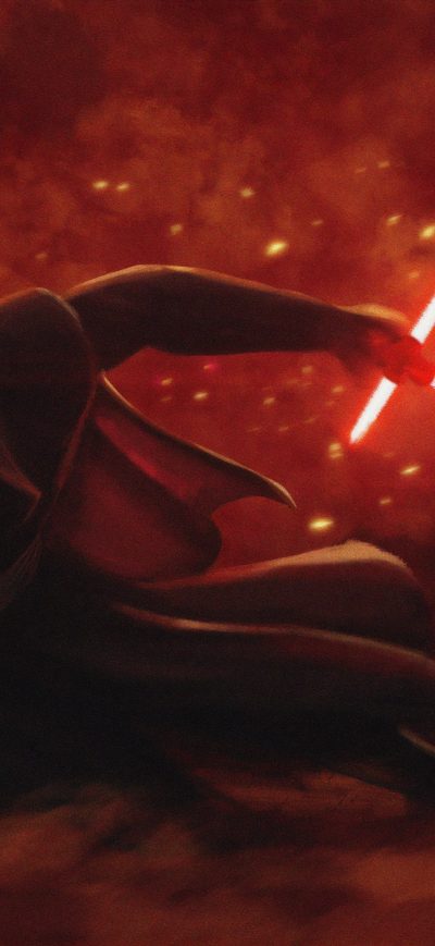 Fond d'écran iPhone Kylo Ren 4k Art