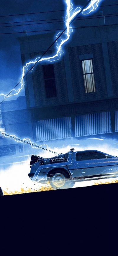 Fond d'écran iPhone Back To The Future 1985