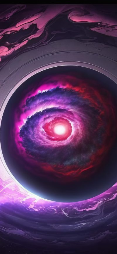 Fond d'écran iPhone Nebula Stars Space Digital Art 4k