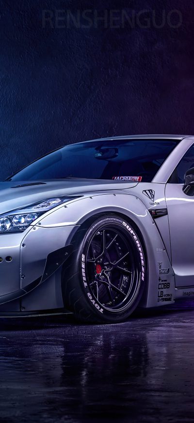 Fond d'écran iPhone 4k Grey Nissan Gtr 2020