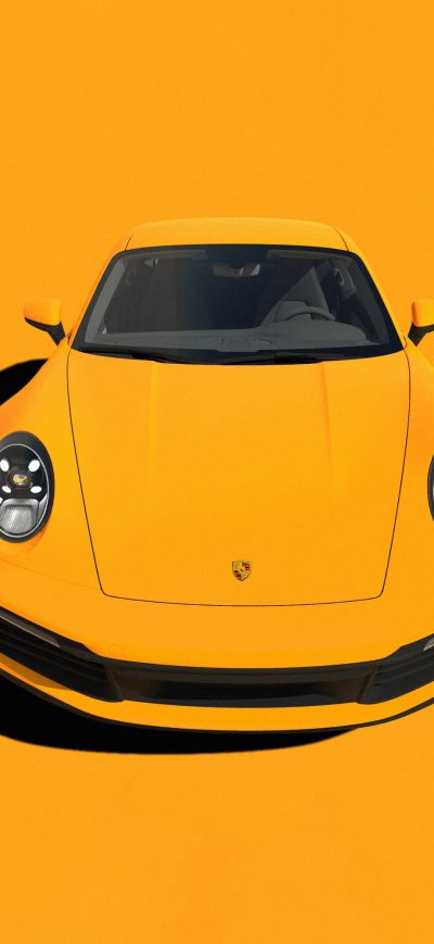 Fond d'écran iPhone Porsche Car Minimal 4k