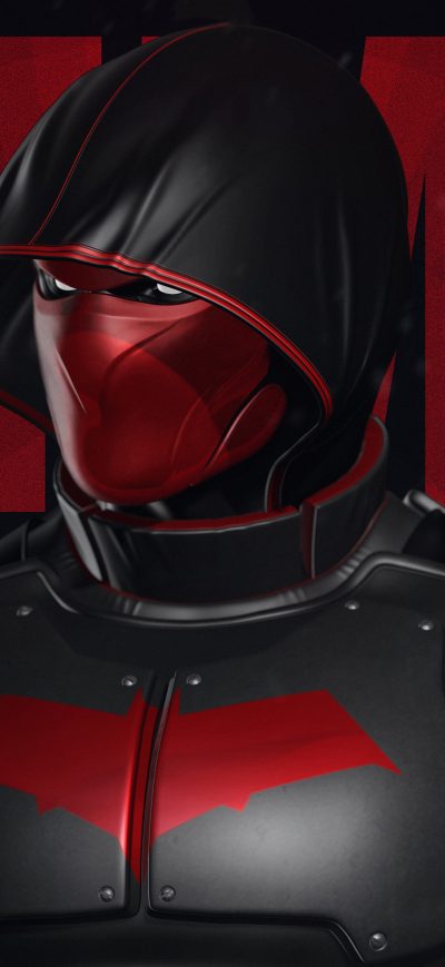 Fond d'écran iPhone Red Hood Gun 4k
