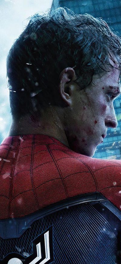Fond d'écran iPhone Spider Man No Way Home Tom Holland Suit