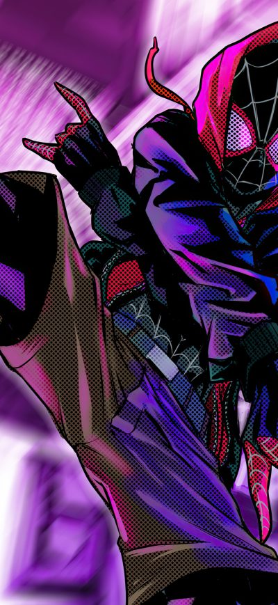 Fond d'écran iPhone Spiderman Into The Spider Verse