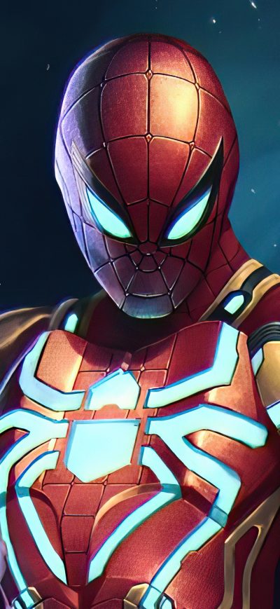 Fond d'écran iPhone Spider Man New Armor 4k