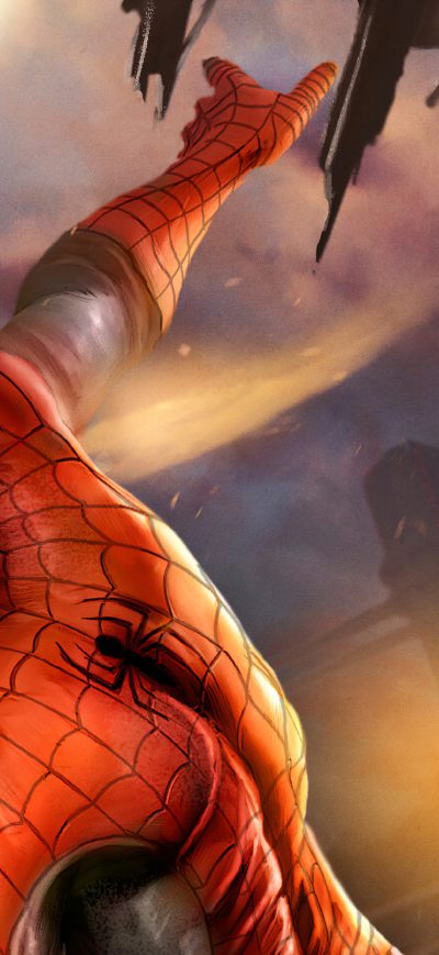 Fond d'écran iPhone Spiderman And Goblin 4k