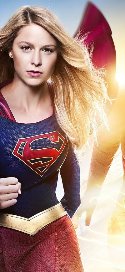Fond d'écran iPhone Supergirl X Flash 4k