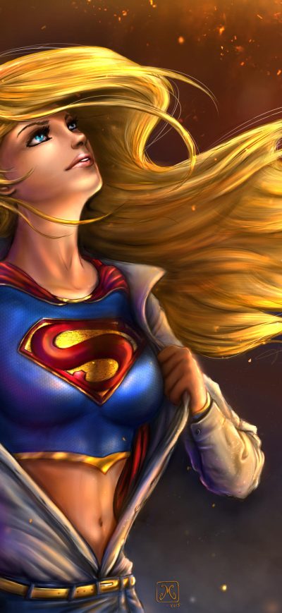 Fond d'écran iPhone Supergirl Double Identity
