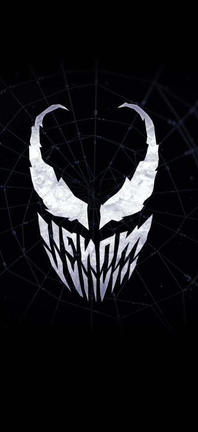 Fond d'écran iPhone Venom Minimalist Logo 4k