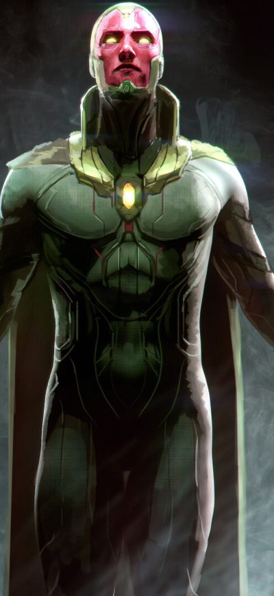 Fond d'écran iPhone Vision Marvel Superhero