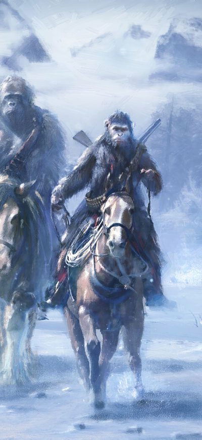 Fond d'écran iPhone War For The Planet Of The Apes Concept Art 4k