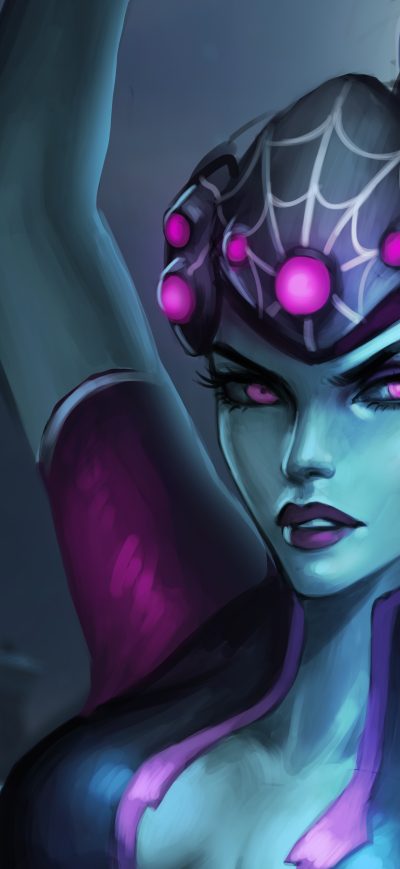 Fond d'écran iPhone Widowmaker Overwatch Fanart 5k