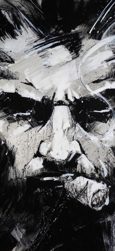 Fond d'écran iPhone Wolverine Monochrome Art