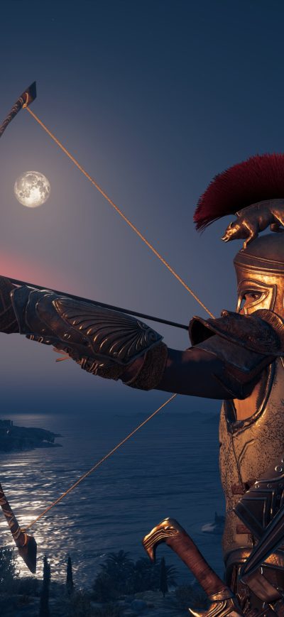 Fond d'écran iPhone 4k Assassins Creed Odyssey Bow And Arrow