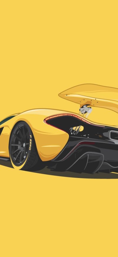 Fond d'écran iPhone Mclaren P1 Minimalism