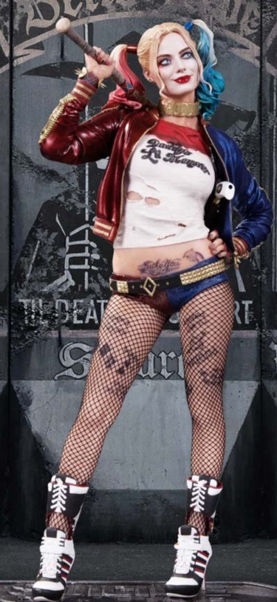 Fond d'écran Harley Quinn Poster sur iPhone