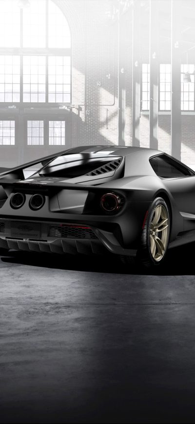Fond d'écran iPhone Ford GT 66 Heritage Edition Rear