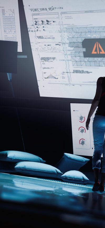 Fond d'écran iPhone Mirrors Edge Catalyst Chat Room 8k