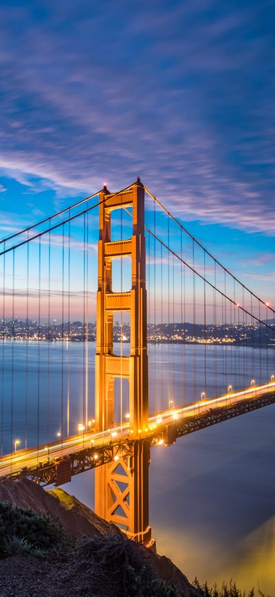 Fond d'écran iPhone Golden Gate Bridge 8k