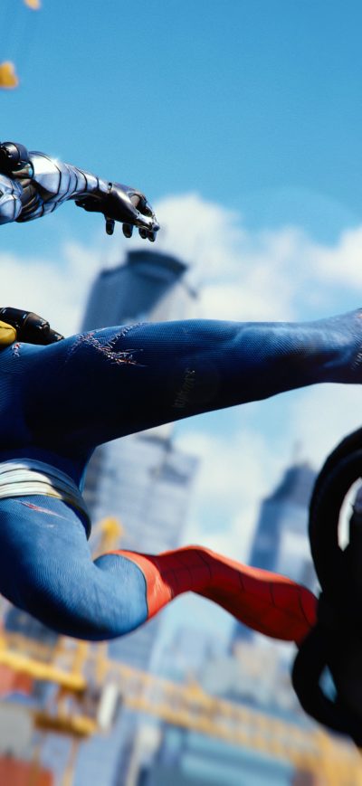 Fond d'écran iPhone Spiderman Ps4 Attack 4k