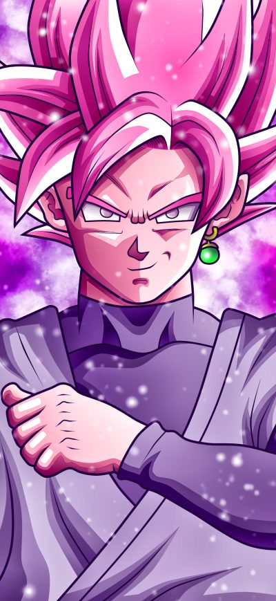 Fond d'écran iPhone Super Saiyan Rose 5k