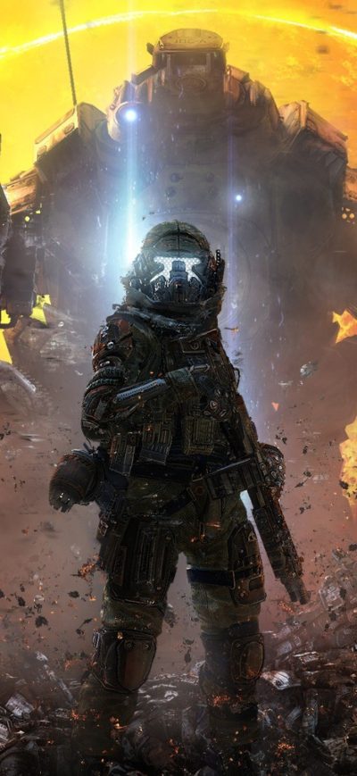 Fond d'écran iPhone Titanfall 2 Artwork 4k