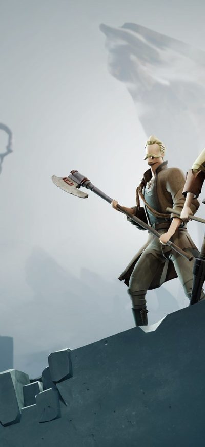 Fond d'écran Ashen sur iPhone