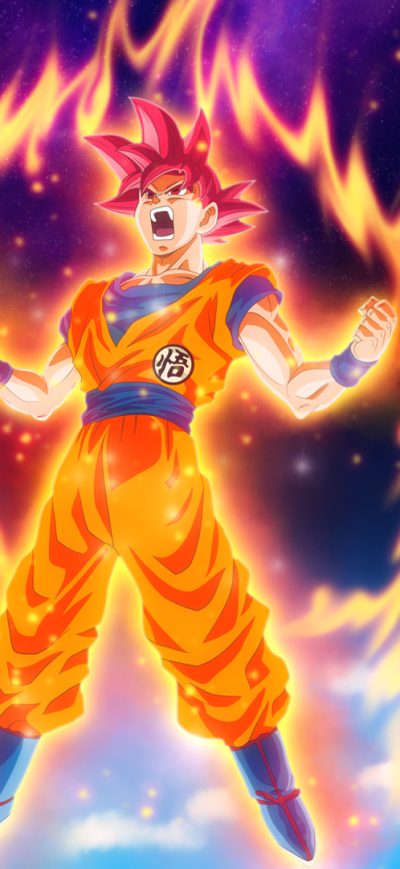 Fond d'écran iPhone Goku Dragon Ball Super Anime HD