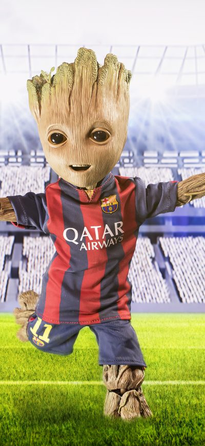 Fond d'écran iPhone Barcelona New No 10 Baby Groot