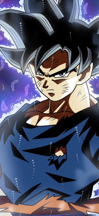 Fond d'écran iPhone Son Goku Dragon Ball Super 5k Anime