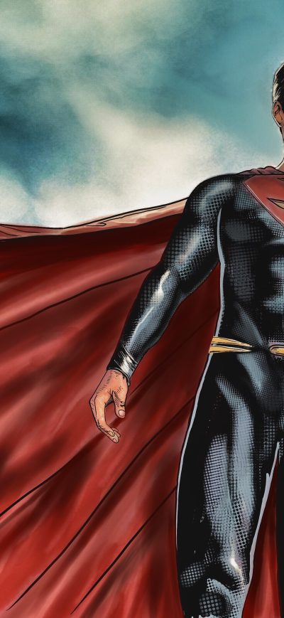Fond d'écran iPhone Superman Man Of Steel 4k Art