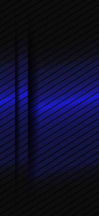 Fond d'écran iPhone Abstract Blue Gradient Lines 3d