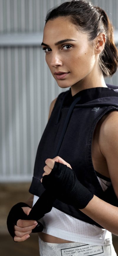 Fond d'écran iPhone Gal Gadot Reebok 5k
