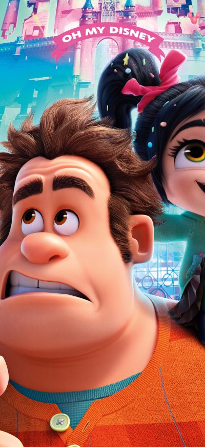 Fond d'écran iPhone Wreck It Ralph 2 2018 Official Poster 8k
