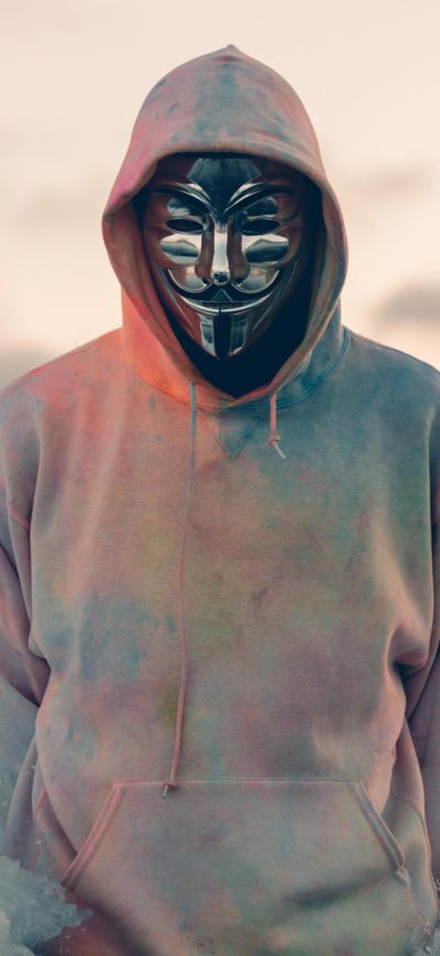 Fond d'écran Anonymous sur iPhone
