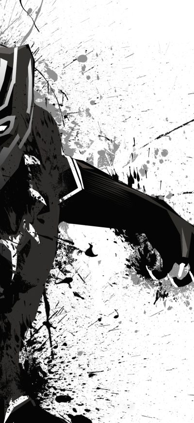 Fond d'écran iPhone Black Panther 4k Fan Artwork