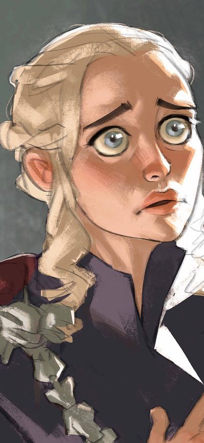 Fond d'écran Khaleesi 4k Artwork sur iPhone