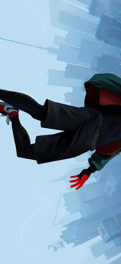 Fond d'écran iPhone SpiderMan Into The Spider Verse Movie 8k