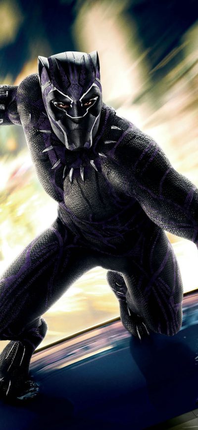 Fond d'écran iPhone Black Panther 2018 International Poster