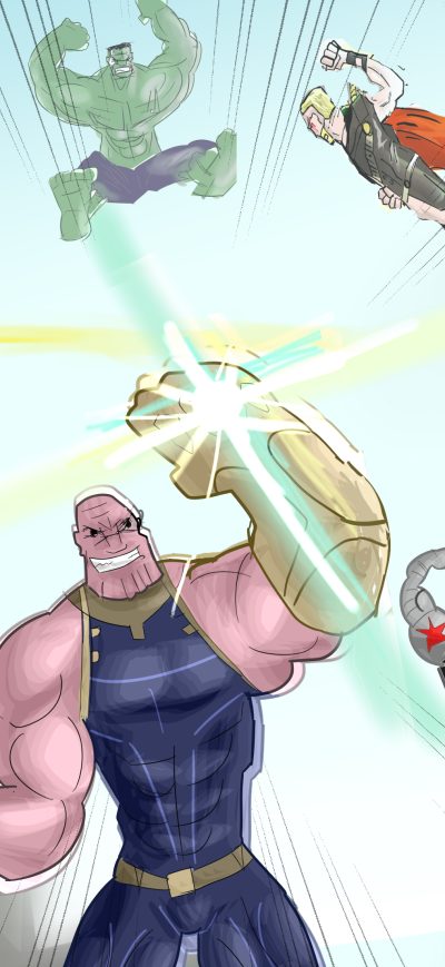 Fond d'écran iPhone Avengers Infinty War 2018 4k Fan Made Artwork