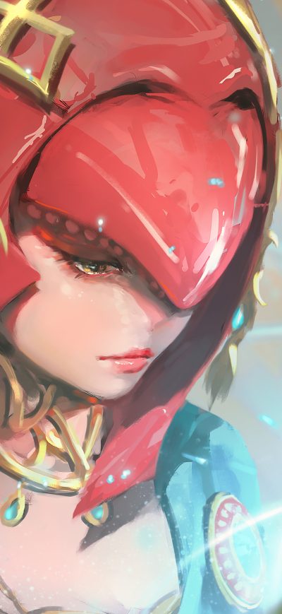 Fond d'écran Mipha sur iPhone