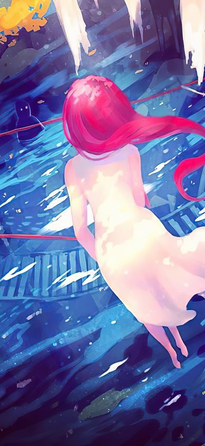 Fond d'écran iPhone Girl Forest Fantasy Ghost 4k